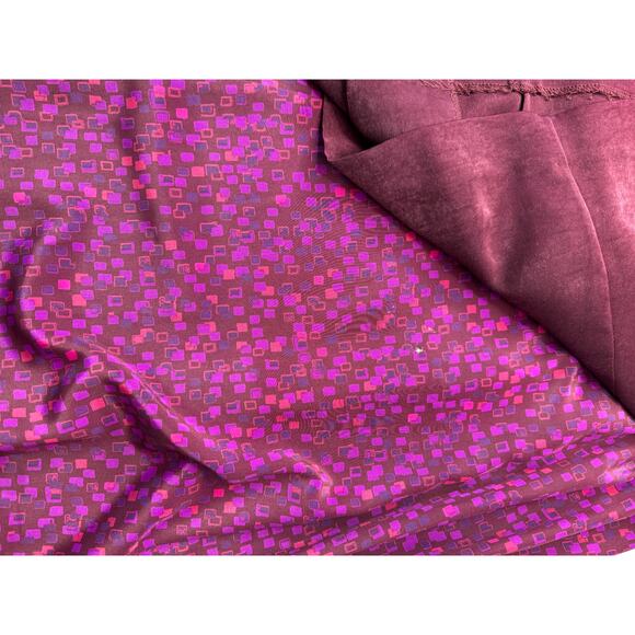 Vintage Leslie Fay Plum Jewel Tone 3 Piece Skirt Set Size 12 Petite Secretary - Picture 12 of 13